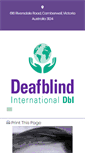 Mobile Screenshot of deafblindinternational.org